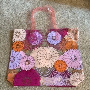 CLINIQUE - Clear Floral Tote Bag